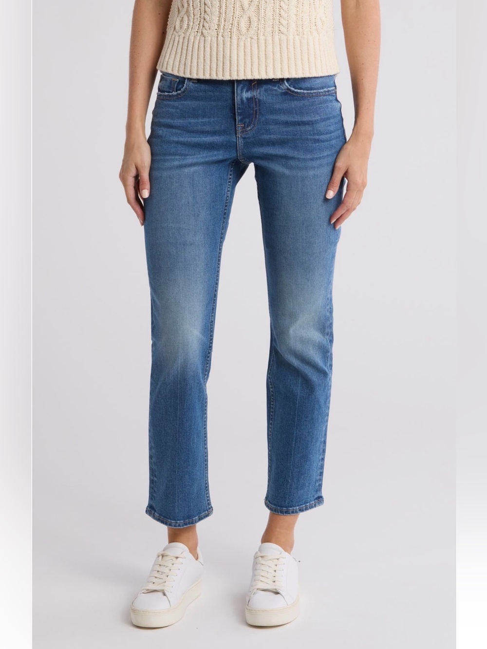 Vigoss Blue Denim Jeans Waistband Detail